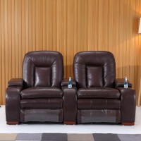 Real Leather Recliner Chair Elderly Cinema Sofa Chair Designs with Rolls