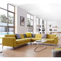 Suede Sofa Modern Frank Furniture Settee Leather Lounge Suite and Lobby Fabric Sofa Modular Couch L