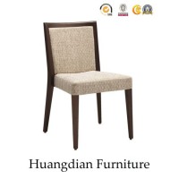 Commercial Restaurant Solid Wood Dining Chair PU Leather and Fabric Upholstery (HD071)