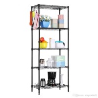 Multi-Funtion Chrome Storage Shelves for Home Kitchen / Garage / Office