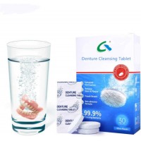 Denture Cleaning Effervescent Tablets Teeth Cleansing Tablets Kill Bacteria Health Care
