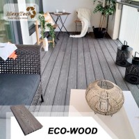 Outdoor Bamboo Laminate Synthetic Wood Plastic Composite Decking 140*23mm