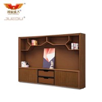 Luxury Modern Leather Wooden Office Filing Cabinet