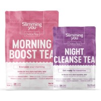Slimming You Herbal Detox Burn Fat Morning Boost and Night Cleanse Tea (14 day program)
