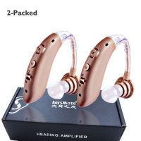 2 Sets Earsmate Rechargeable Hearing Aids Amplifier Best Seller on Amazon 2021