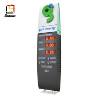 Gas Station Digital Signage for Gas Station Pylon Cost of Gas Station Canopy Gas LED Petrol Price Si