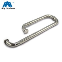 Stainless Steel Double Sided Glass Shower Door Pull Handle