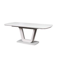 Rectangle Dining Table / White Dining Table / Extendable Dining Table / MDF Dining Table / Extension