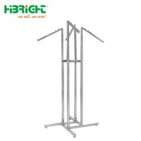 4 Arms Foldable Hanging Clothes Garment Rack
