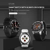 2020 Hot New Release Gt106 Android Smartwatch DIY Watch Screen Full Touch Fitness Tracker Heart Rate