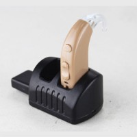 Clear Sound High Quality Hearing Aid Behind Ear 600 Hours Battery