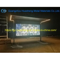 Smart LED/LCD Bus Stop Shelter (HS-BS-S001)