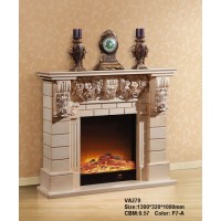 Home Decoration Cultured Marble Fireplace & Cheap Stone Fireplace & Marble Fireplace Mantel
