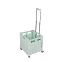 New Design Awesome Plastic Foldable Shopping Trolley Grocery Cart