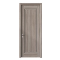 Kitchen Economical Interior Laminated MDF/HDF Moulde Wooden PVC Door