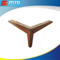 Wood Grain Color Metal Prower Cast Iron Sofa Leg Furniture Legs for Sofa Modern Furniture Feet