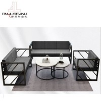 American Style Sofa Office Furniture with Coffee Table