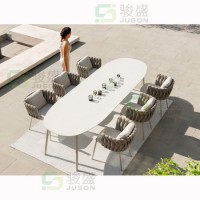 Hot Sale Modern Hotel Furniture Outdoor furniture Patio Dining Table Set Rattan Garden Set Living Ro