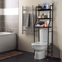 2020 New Free Standing Bathroom Toilet Storage Shower Shelf Stand 3 Layers Bathroom Shelves
