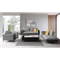 Newest Design Modern Fabric Upholstery Sofa with Metal Support