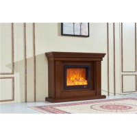 European MDF Indoor Wood Burning Fireplace Mantel with Ce CB ERP Certificate