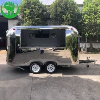 Stainless Steel Concession Food Truck Mobile Food Cart