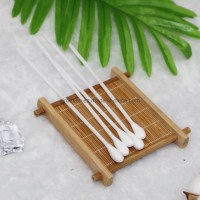 8 Inch Non-Sterile Plastic Cotton Swabs for Oral Dental Cotton Tips in Medical Clinics