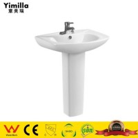 Sanitary Ware Bathroom Toilet Wash Sink Ceramic Pedestal Basin