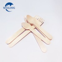 Wholesale Birch Knife Natural Environmental Protection Tableware Disposable Wooden Tableware Customi