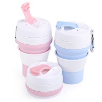 Outdoor Gift Silicone Take Away Eco-Friendly Foldable Coffee Cup