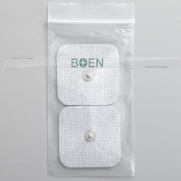 Adhesive 50*50mm Snap Tens Electrodes Gel Pads Physical Therapy Electrode Pad for Tens/ EMS