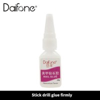 Daifone Nail Glue 20g  Strong and Durable  Inlaid with Diamond Nail Glue