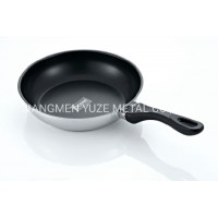26cm Non-Stick Frypan  Bakelite Handle  304 Stainless Steel Cookware