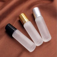10ml Essential Oil Roller Ball Bottles Perfume Clear Frosted Glass Roll on Bottles