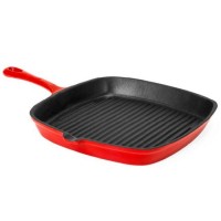 Square Cast Iron Grill Pan Frying Pan Skillet