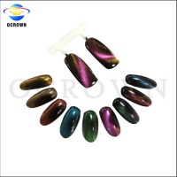 Magic Cat Eyes Magnetic Chameleon Pigment Mirror Effect Mica Powder for Nail Art