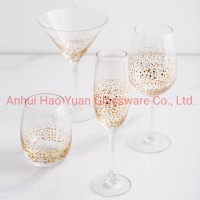 Hot Sale Glitter Wine Glass Dinner Party Glass Cup Personalized Wine Glass