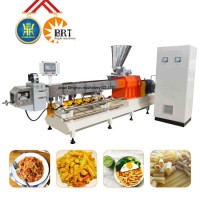 Single/Double Screw Extruder Macaroni Pasta Snacks Food Extruder Machine