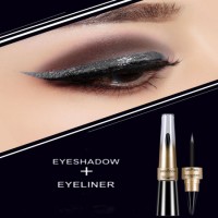 Hot Selling OEM/Oed Private Label Logo Dual-Use Eye Shadow Pen Quick-Drying Liquid Eyeliner Pen