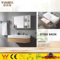OEM Modern Style Bathroom Vanity Cabinet Ceramic Basin or Artifical Basin Mr-S8005