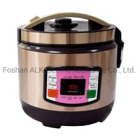 Stainless Steel Golden Kitchen Equipment Braille Talking Mini Slow Electric Rice Cooker Ce