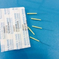 Sterile Plastic Handle Acupuncture Needles for Single Use