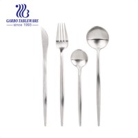 16 PCS Stainless Steel Cutlery Sets Knife Fork Spoon Custom Flatware Sets Elegant Utensils (SM030)