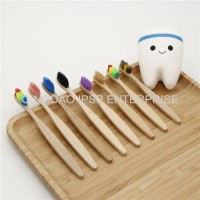 Customer's Logo Bamboo Handle Soft Bristles Organic Tooth Brush