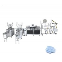 Full Automatic Dust Medical Face Pure Electric No Cylinder Mask Making Machine with 3 Line  Auto Sur