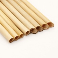 Biodegradable All Natural Reusable Straws Wheat Bamboo Reed Straws for Drinking