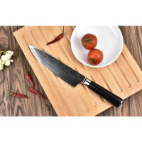High Quality 8" Chinese Vg10 Damascus 67 Ply Stainless Steel Kitchen Chef Knife with G10 Handle