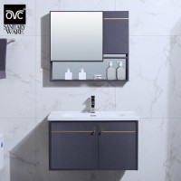 Classic Design Aluminium Bathroom Furniture Vanity Cabinet Set