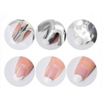 Easy French Poly Tips Guide Nail Manicure Tool