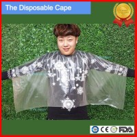 Kids Salon Disposable Hairdressing Cutting Cape  PE Hairdressing Cape